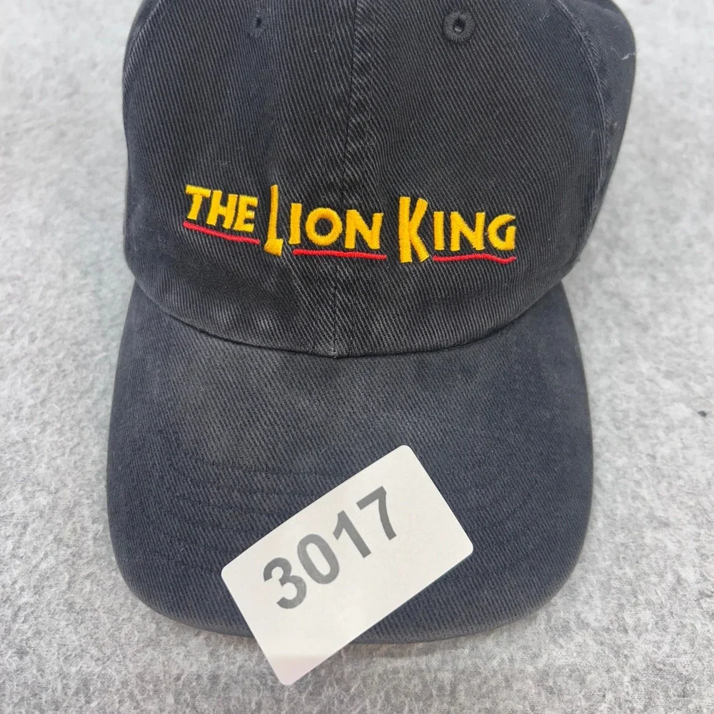 The Lion King Adult Black Disney Broadway Musical VIP Embroidered Hat OSFM